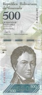 Bankovka 500 Bolivar 2017