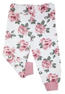 Spodnie dresowe dla dziewczynki, Retro Róża r.116