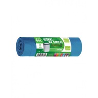 HD odpadkové vrecia s páskou 60L modré (10 ks) FOLCOM