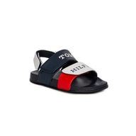 Tommy Hilfiger Detské sandále White Blue Red T1B2-33454-1172Y003 r.27