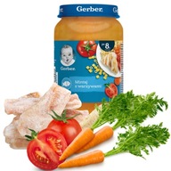 Príkrm Gerber Mintaj so zeleninou Ryba Zelenina od 8 mesiacov 190 g
