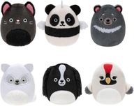 Squishmallows Squishville Zestaw 6 mini maskotek Black&White Squad SQM0509