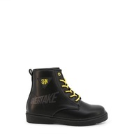 Členkové topánky Shone D551-006_BLACK-YELLOW Čierna