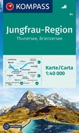 Jungfrau-Region mapa turystyczna Kompass 84