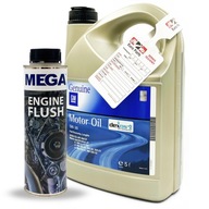 Motorový olej GM Dexos2 5 l 5W-30 + Preplachovač pre dieselový motor benzín MEGA 300ml VYSOKÁ ÚČINNOSTI