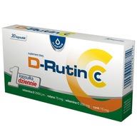 D-Rutin CC rutín zinok vitamín C, 30 kapsúl