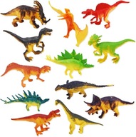 12x FIGURKA DINOZAURY ZABAWKI DLA DZIECI FANÓW RÓŻNE RODZAJE MIX ZESTAW