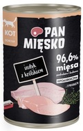 PAN MIĘSKO Indyk z Królikiem dla kota 400g