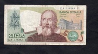 Banknot WŁOCHY -- 2000 lirów -- 1973 rok