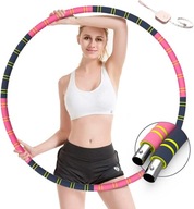 DRYMOKINI Hula Hoop Hula Fitness 8 segmentów metalowe