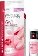 EVELINE Nail Therapy 6w1 odżywka do paznokci Rose