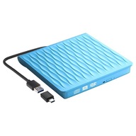 Zewnętrzny napęd DVD do laptopa, przenośny odtwarzacz DVD-RW/CD-RW USB 3.0