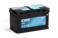 Akumulator Exide AGM 12V 80Ah EK800 świeży