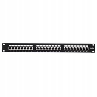 Patch panel 19'' Netrack 24-porty kat. 6 FTP,