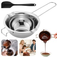 Olvadó fazék 600ml, Rozsdamentes acél csokoládé tégely