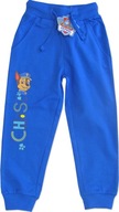 104cm Spodnie dresowe bawełniane PSI PATROL Licencja PAW niebieskie