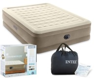 ДВОМІСНИЙ МАТРАЦ З ВБУДОВАНИМ НАСОСОМ + ЧОХОЛ 152X203X46СМ INTEX 64428
