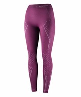Športové spodné prádlo nohavice Brubeck Extreme Merino fialové