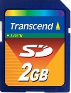 Transcend markowa karta pamięci SD 2GB do starszych urządzeń nie SDHC !!!
