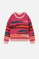 Sweter dla dziewczynki kolorowy 104 Coccodrillo