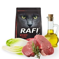 RAFI Cat z Wołowiną 7kg Beef sucha karma dla kota