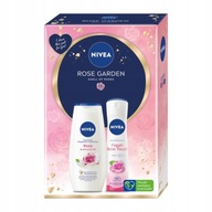 NIVEA ROSE GARDEN Zestaw prezentowy komplet kosmetyków do ciała dla kobiety