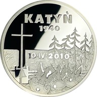 KATYŃ 1940 PAMIĘĆ, KTÓRA NIE UMIERA - NIGDY WIĘCEJ MEDAL Ag