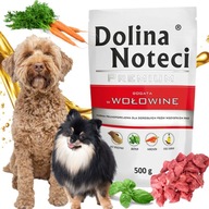 Dolina Noteci PREMIUM mokré krmivo pre psa bohaté na HOVÄDZIE MÄSO s olejom 500g