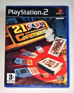 Hra 21 CARD GAMES PS2 - NOVÁ - FÓLIA-
