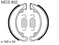 Szczęki hamulcowe przód/tył 160x30mm (zawiera sprę