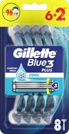 Maszynka jednorazowa do golenia GILLETTE Blue3 PLUS Cool 6+2 sztuk