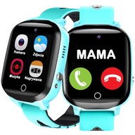 SMARTWATCH ZEGAREK DLA DZIECKA ROZMOWY MIEJSCE NA SIM APARAT GRY MENU PL