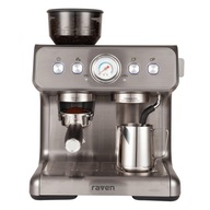 Bankový tlakový kávovar Raven EER003 1550 W strieborná/sivá