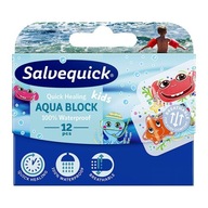 Plast. Salvequick Aqua Block Kids 12 szt - 1 op.