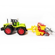 Traktor hračka so sejacím strojom hračka WADER Polesie