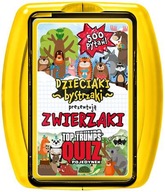 Gra TOP TRUMPS QUIZ DZIECIAKI BYSTRZAKI ZWIERZAKI