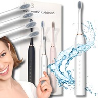 ELEKTROMOS SZONIKUS FOGKEFE 6 MÓDDAL, IDŐZÍTŐVEL + 4 KEFEFEJ