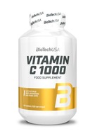 BioTech Vitamin C 1000 100 tab. Vitamín C Ovocie divokej ruže