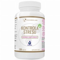 Progress Labs KONTROLA STRESU ASHWAGANDHA MAGNEZ WITAMINA B6 120