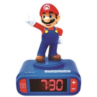 Digitálny budík s nočnou lampou Nintendo Super Mario so zvukovými efektmi
