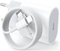 Ładowarka zasilacz USB-C 20W + kabel przewód do iPhone 11 12 13 14 Pro Max