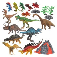 19 SZTUK Realistyczny model dinozaura Zabawka Wystrój stołu dla chłopców dziewcząt malucha