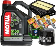 CR7E ZESTAW OLEJ MOTUL 5100 10W40 4L ŚWIECE FILTRY GSF1250 BANDIT 10-16