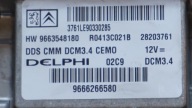 computer of the engine CITROEN C5 2.0HDI 2010 9666266580