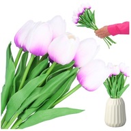 TULIPANY BUKIET TULIPANÓW sztuczne kwiaty jak żywe bukiety do wazonu 33 cm