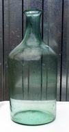 Stara butla - zielonkawe szkło.