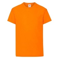 Detské tričko Fruit of the loom bavlna ORIGINAL oranžová veľkosť 104