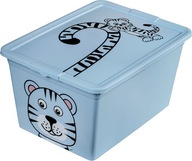 BRANQ - Úložný box na hračky - plastový - Box - Tiger 15 L