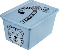 BRANQ - Úložný box na hračky - plastový - Box - Tiger 30 L