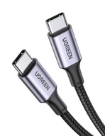 UGREEN MOCNY KABEL PRZEWÓD USB C DO USB-C QC 3.0 PD FCP 100W 5A 480MB/S 3M